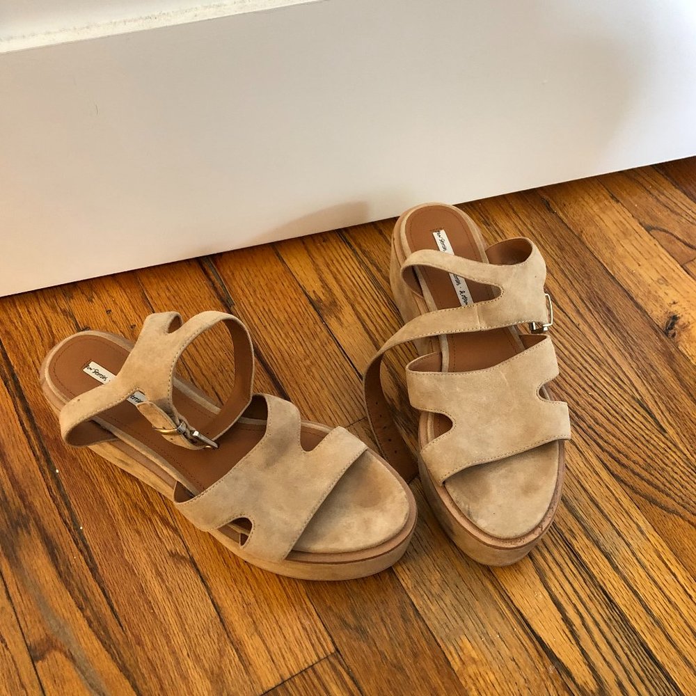 & Other Stories Suede Platform Sandals